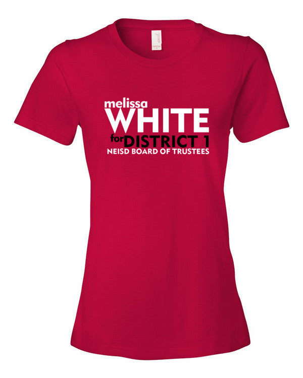 Melissa White Women's FashionFit Tee