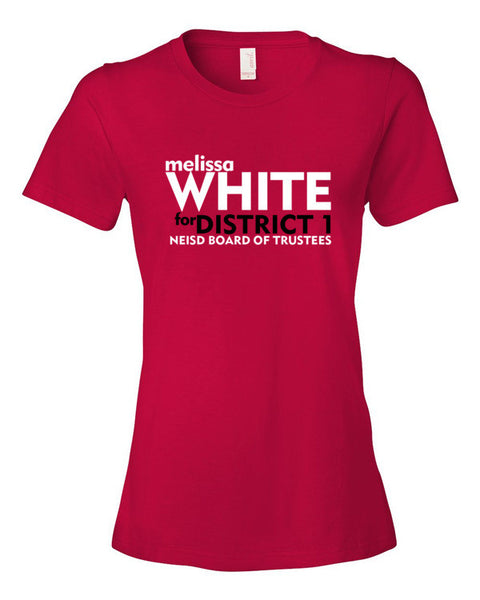 Melissa White Women's FashionFit Tee
