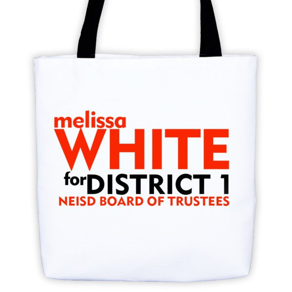 Melissa White Tote bag