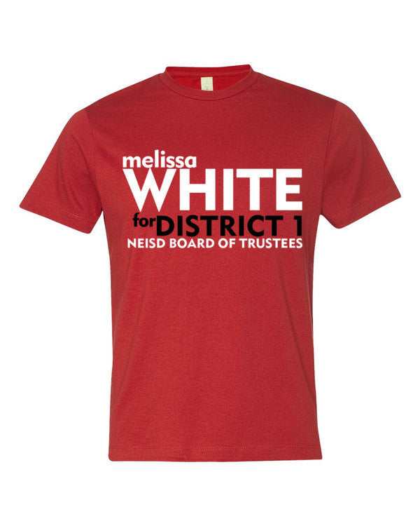 Melissa White Red Men's T-shirt