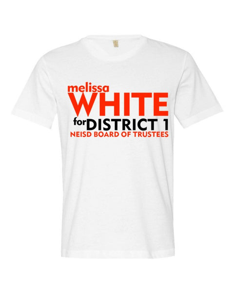 Melissa White Men's White Shirt